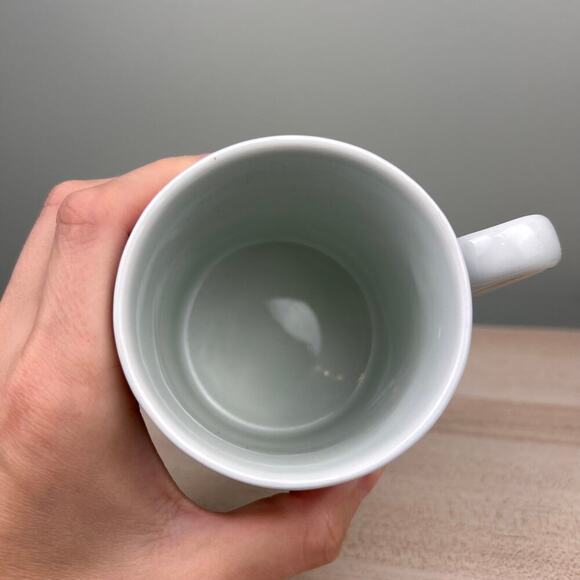 Vintage Blue White Ceramic Mug Japanese Style Waves Ocean Fish Coffee Tea Cup - Picture 4 of 6